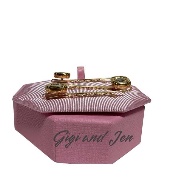 Swarovski Dulci Crystal Gold plated 3-Piece Hairpin Set main image 4